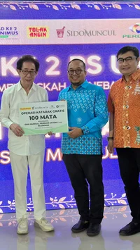 Sido Muncul Terus Hadirkan Harapan lewat Operasi Katarak Gratis 100 Mata di RS UNIMUS