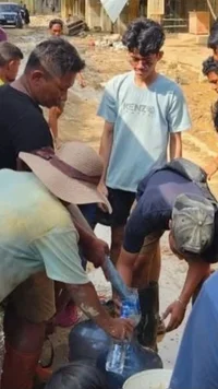 FOTO: Posko Demokrat Aceh Tamiang Perkuat Distribusi Bantuan Hingga Hari ke-12 Bencana