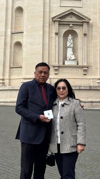 Olly Dondokambey Dampingi Megawati Bertemu Paus Fransiskus, Perkenalkan Pancasila Pada Dunia