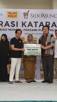 Konsisten Hadir untuk Sesama, Sido Muncul Gelar Operasi Katarak Gratis 200 Mata di RS Maranatha