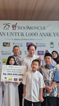 Sido Muncul Salurkan Santunan Rp200 Juta untuk 1.000 Anak Yatim di Cipete, Irwan Hidayat: Bentuk Syukur dan Kepedulian