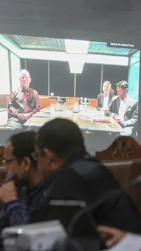 FOTO: Sidang Dugaan Korupsi Chromebook Hadirkan Saksi Google Secara Virtual