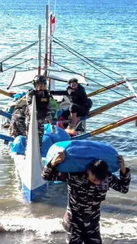 FOTO: TNI AL Gagalkan Penyelundupan Barang Ilegal dari Filipina di Perairan Sulawesi Utara