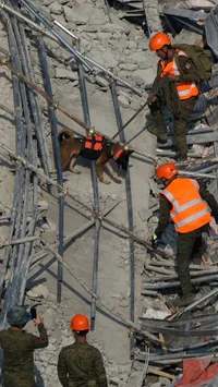 Gedung 10 Lantai di Filipina Ambruk 21 Orang Tewas, Kondisi Bayi Sungguh Menyedihkan