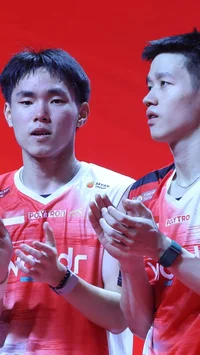FOTO: Ganda Putra Indonesia Gagal Akhiri Puasa Gelar di Indonesia Open  2026