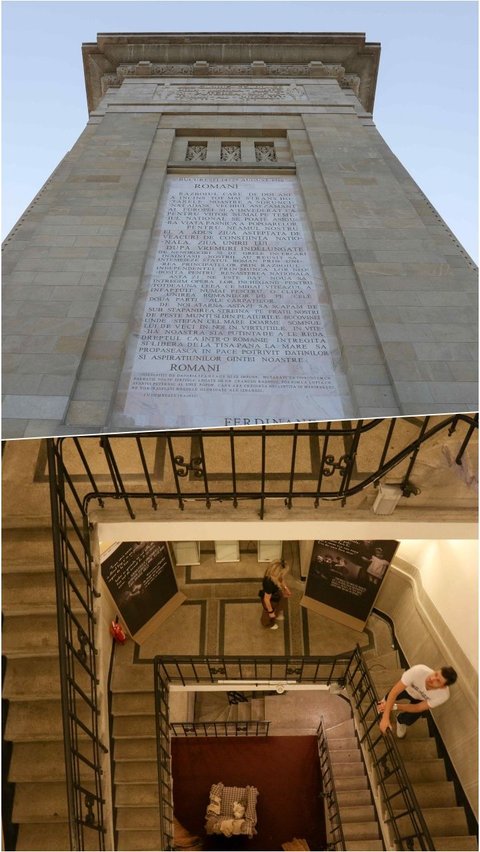 FOTO: Melihat Kemegahan Isi hingga Puncak Monumen The Arch of Triumph di Rumania yang Jadi Saksi Perang Dunia I dan Penobatan Raja Ferdinand