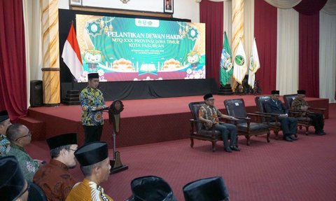 136 Dewan Hakim MTQ Ke-XXX Provinsi Jawa Timur Resmi Dilantik