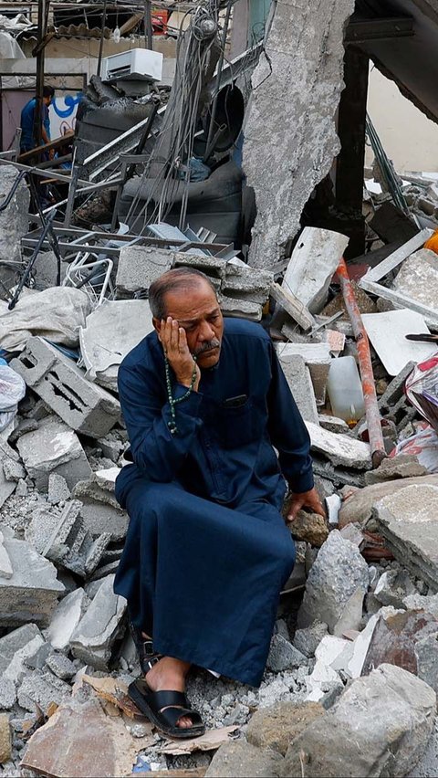 FOTO: Duka Warga Jalur Gaza Digempur Israel, Rumah Luluh Lantak hingga Orang Tercinta Meninggal Dunia