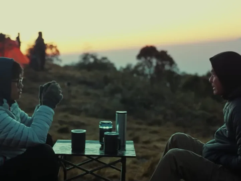 Sambil Ngopi di Puncak Gunung, Ganjar Ungkap Alasan Pemberian Nama Alam ke Sang Anak