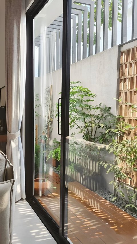 Bright House with Sliding Glass Doors, Cool with Lots of Plants