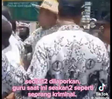 Momen Rekan Seprofesi Beri Dukungan untuk Pak Akbar, Guru yang Dituntut Rp50 Juta karena Tegur Siswa agar Salat