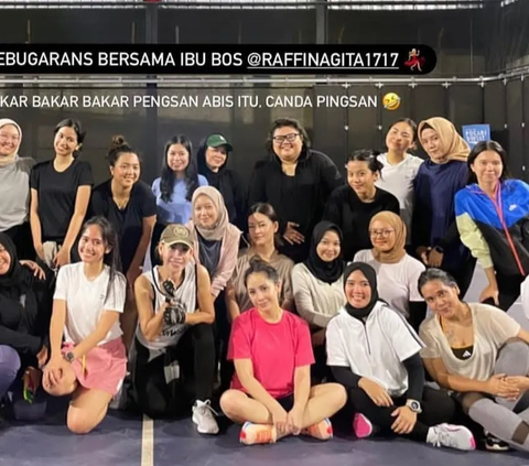 Potret Cantik & Menawan Nagita Slavina Olahraga Pakai Baju Pink, Netizen 'Candid Gak Pernah Gagal, Beningnya'