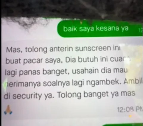 Viral Pacar Ngambek Malah Dikirimin Ojol, Diminta Ngerayu Endingnya Bikin Luluh