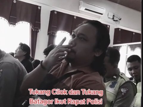 Viral Momen ‘Tukang Cilok’ dan ‘Tukang Batagor’ Ikut Rapat Polisi, Warganet: Kijang Satu Ganti