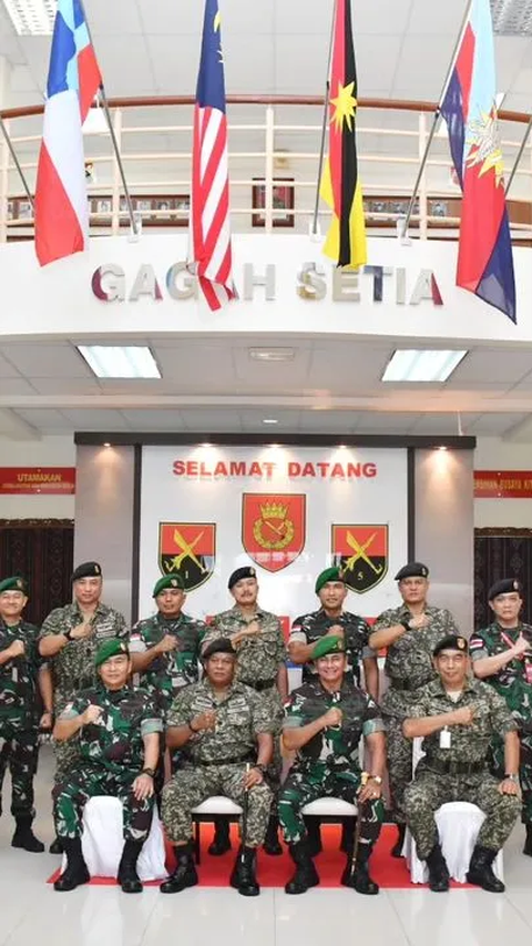 Jenderal Darah Kopassus Datangi Markas Tentara Diraja Malaysia, Bawa Kolonel-Bintang Satu