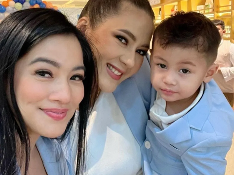 10 Momen Lucu Kebersamaan Kenzo Anak Baim Wong dan Gala Sky, Gemesin Banget!