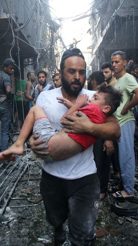 FOTO: Potret Pilu Ratusan  Anak Palestina Tewas Saat Jalur Gaza Dibombardir Israel