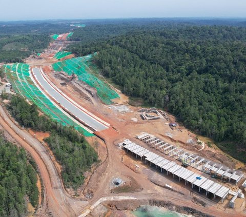 Proyek Jalan Tol IKN Segmen 3B KKT Kariangau-SP Tempadung Capai Progress 37%