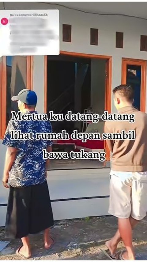 Beruntung Banget, Perempuan Ini Tiba-Tiba Kedatangan Mertuanya yang Mau Renovasi Rumah, Auto Bikin Netizen Ngiri