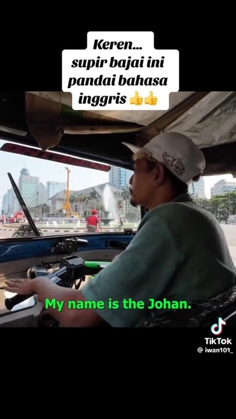 Sopir Bajaj Pandai Bahasa Inggris Ini Viral, Disebut Cocok Jadi Tour Guide