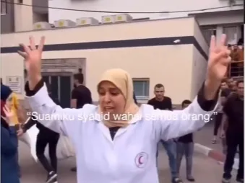 Momen Sedih Perawat di Palestina