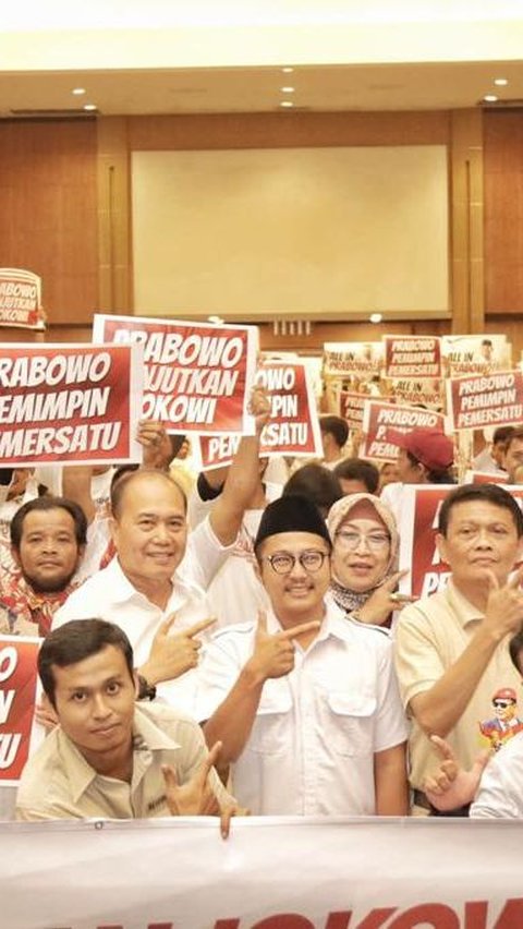 Relawan Jokowi Ramai-Ramai Dukung Prabowo di Pilpres 2024<br>