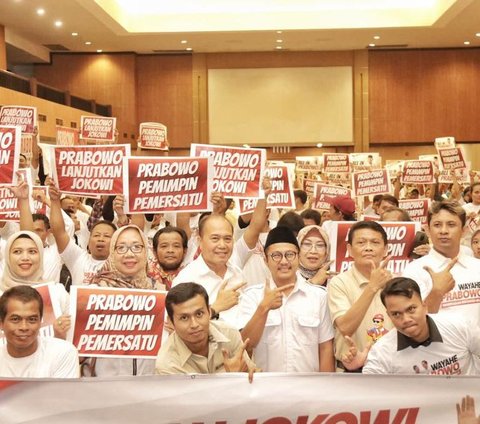 Relawan Jokowi Ramai-ramai Dukung Prabowo di Pilpres 2024