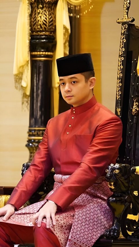 Portrait of Tengku Hassanal Shah Putra, Crown Prince of Pahang Malaysia, the handsome prince who is called the target of Wirda Mansyur.