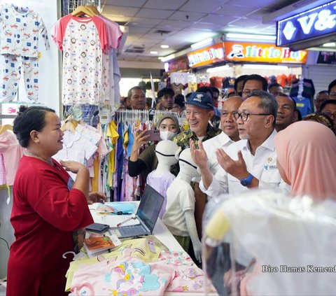 Mendag Zulkifli Hasan Kembali Kunjungi Pasar Tanah Abang