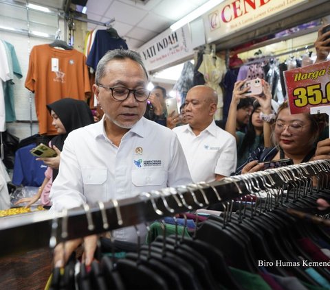 Mendag Zulkifli Hasan Kembali Kunjungi Pasar Tanah Abang