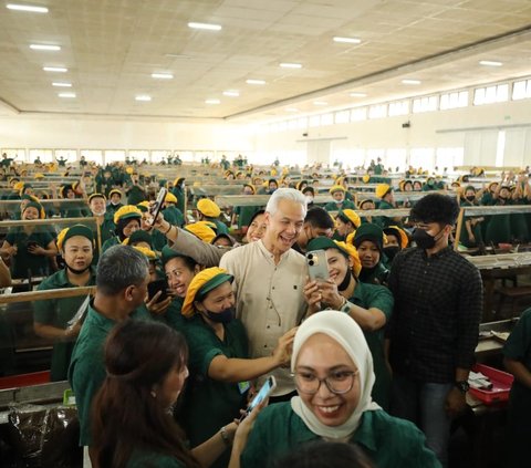 Tembang Cinta dari Buruh Linting untuk Ganjar