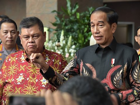 Jokowi Mentions Presidential Candidates at Projo National Meeting: They are Not Present Here