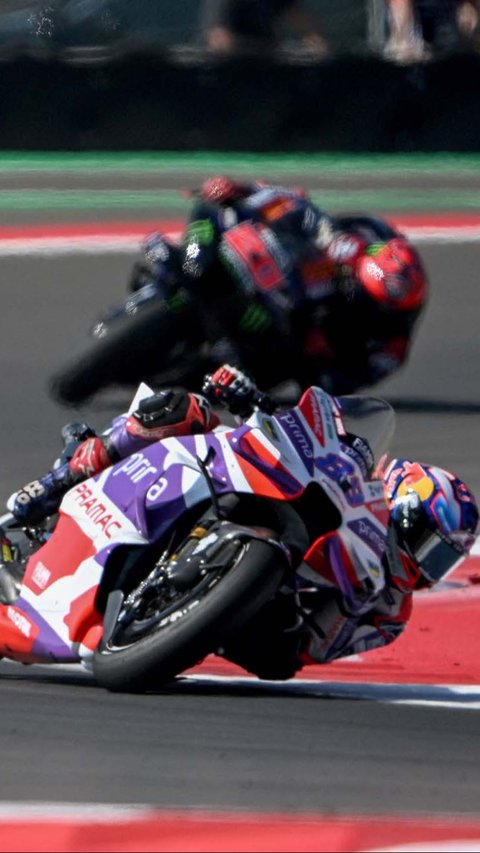 FOTO: Momen Jorge Martin Rajai Sprint Race MotoGP Mandalika 2023