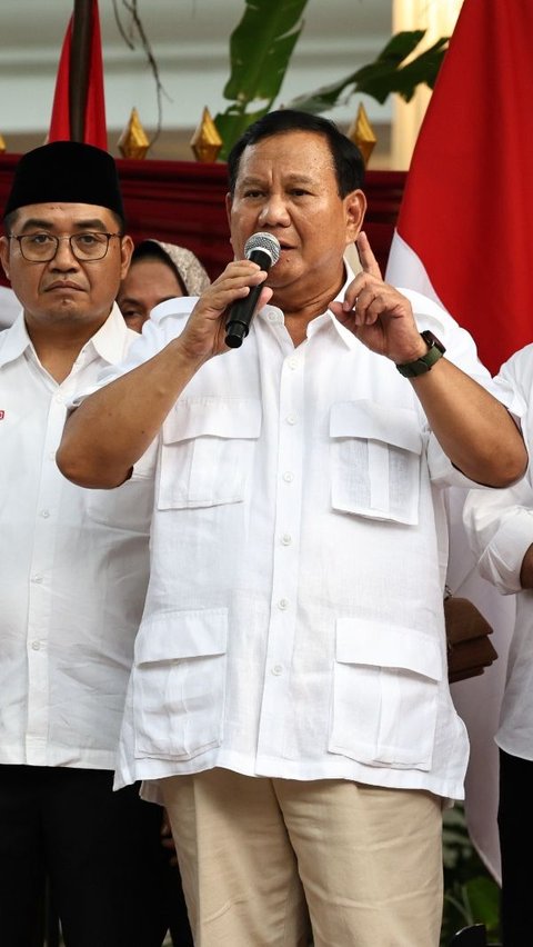 Prabowo Terima Dukungan Projo: Saya Sepenuh Hati Bersatu dengan Pak Jokowi<br>