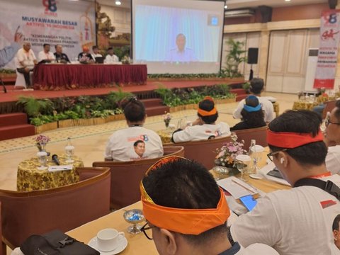 Hadir Via Zoom di Acara Mubes, Prabowo Minta Aktivis 98 Turun dan Jadi Penggerak Rakyat di Pilpres 2024