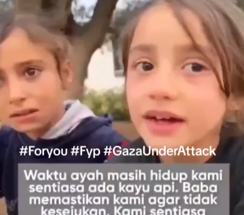 Ayah Wafat Dibunuh Israel, Kisah Anak Perempuan Palestina Tiap Malam Tidur dalam Lapar & Kedinginan Bikin Air Mata Menetes