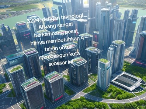 Begini Potret IKN di Masa Depan dengan Editan AI, Penampakannya Bikin Takjub dan Was-was