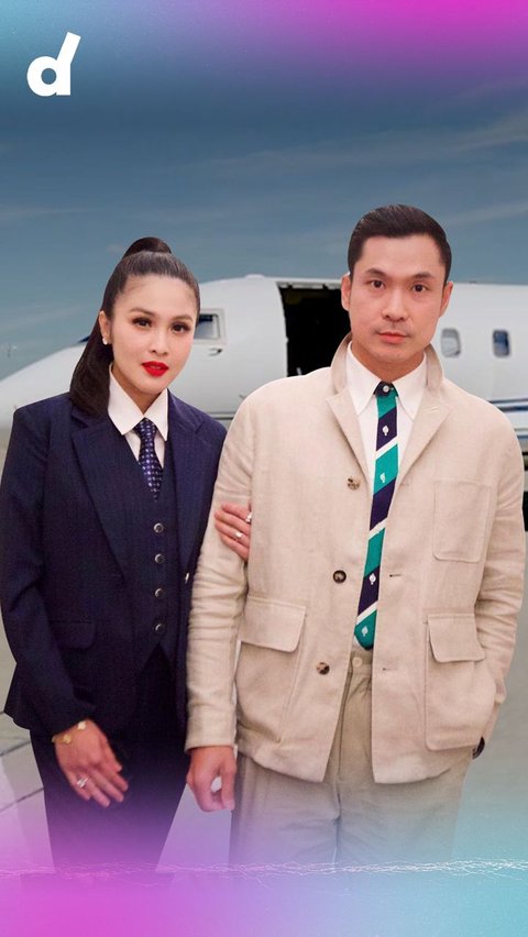 Appearance of Sandra Dewi & Harvey Moeis' Private Jet