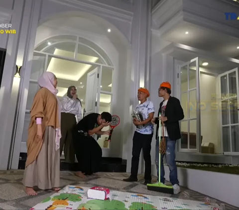 Aldi Taher Kaget Kedatangan Bang Ocid dan Sony Wakwaw ke Rumah Mewahnya 'Ya Allah'