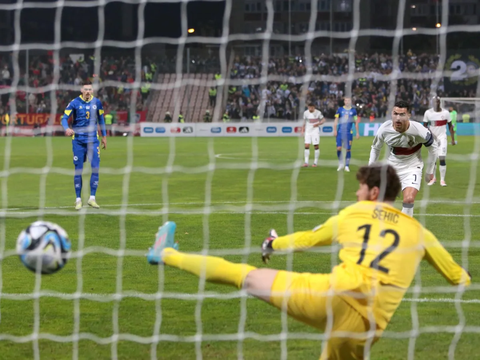 FOTO: Aksi Portugal Bersama Cristiano Ronaldo Cukur Habis Bosnia Tanpa Ampun, Panen 5 Gol di Babak Pertama Kualifikasi Euro 2024