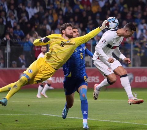 FOTO: Aksi Portugal Bersama Cristiano Ronaldo Cukur Habis Bosnia Tanpa Ampun, Panen 5 Gol di Babak Pertama Kualifikasi Euro 2024