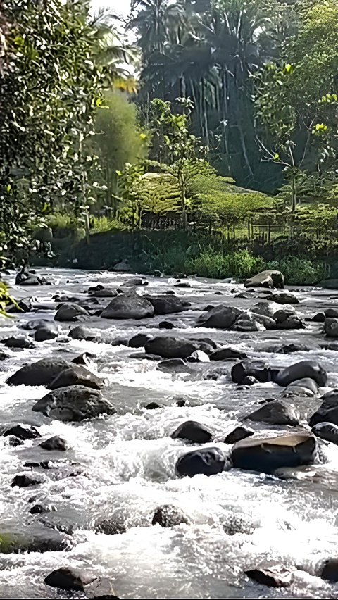 Mengunjungi Cadas Ngampar Ciamis, Wisata Sungai dengan Bebatuan Besar yang Indah