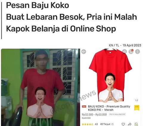 Momen Ngakak Salah Beli Barang Akibat Kurang Teliti saat Belanja Online