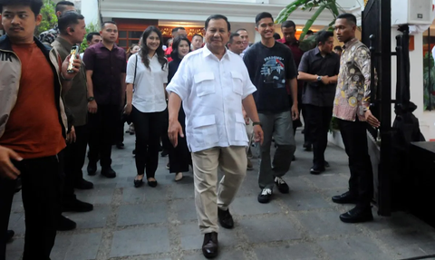 Temui SBY di Cikeas, Prabowo Minta Pendapat soal Cawapres