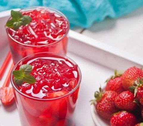 Resep Sago Strawberry, Segarkan Tenggorokan Saat Cuaca Panas