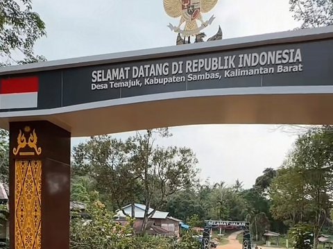 Potret Perbatasan Indonesia-Malaysia di Sambas, Perbedaan Kondisi Jalannya Jadi Sorotan Warganet