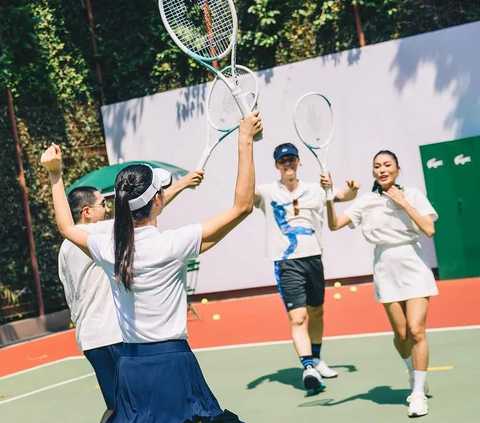 10 Gaya Raline Shah saat Main Tenis di Singapura, Ada Maudy Ayunda Hingga Jesse Choi