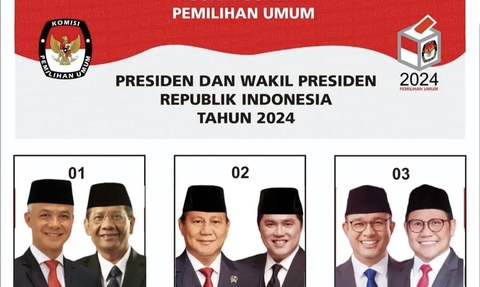 Beredar Surat Suara Pemilu 2024 Lengkap dengan Pasangan Capres-Cawapres, Ini Kata KPU