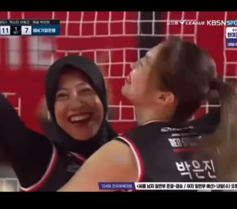 Momen Ciamik Megawati Atlet Voli Asal Indonesia, Baru Pertama Main di Liga Korea Langsung Jadi Pemain Terbaik!