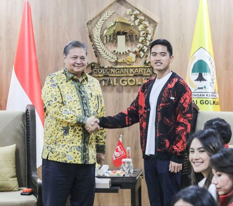 FOTO: Momen Kaesang Temui Airlangga Hartarto di Markas Golkar, Pelajari Strategi Menangkan Pemilu 2024